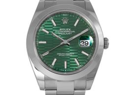 Rolex Datejust 41 126300 (2023) - Green dial 41 mm Steel case