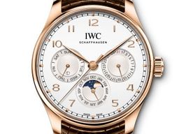 IWC Portuguese Perpetual Calendar IW344202 (2024) - Silver dial 42 mm Rose Gold case