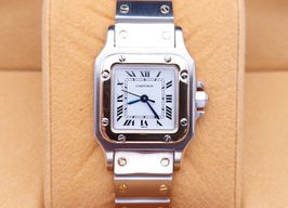 Cartier Santos 0902 (1990) - White dial 24 mm Gold/Steel case