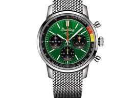 Breitling Top Time AB01762A1L1A1 (2024) - Green dial 41 mm Steel case