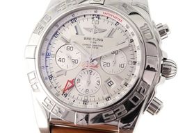 Breitling Chronomat GMT AB0410 (2012) - Silver dial 47 mm Steel case