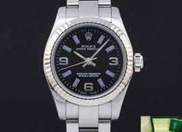 Rolex Oyster Perpetual 26 176234 (2008) - Black dial 26 mm Steel case