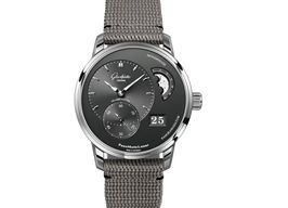 Glashütte Original PanoMaticLunar 1-90-02-43-32-66 (2023) - Grijs wijzerplaat 40mm Staal