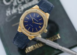 Audemars Piguet Royal Oak 14800BA (1995) - Blue dial 36 mm Yellow Gold case