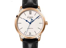 Glashütte Original Senator Excellence 1-36-01-02-05-61 (2023) - Wit wijzerplaat 40mm Roodgoud