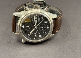 IWC Pilot Double Chronograph IW3713 (1998) - Black dial 42 mm Steel case