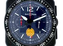 Bell & Ross BR 03-94 Chronographe BR0394-PAF1-CE/SRB (2022) - Blue dial 42 mm Ceramic case