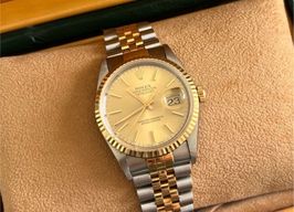 Rolex Datejust 36 16013 (1980) - Champagne dial 36 mm Gold/Steel case
