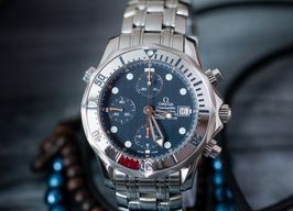 Omega Seamaster Diver 300 M 2598.80.00 (Onbekend (willekeurig serienummer)) - Blauw wijzerplaat 42mm Staal