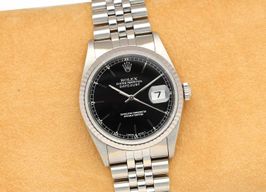 Rolex Datejust 36 16234 (1995) - Zwart wijzerplaat 36mm Staal