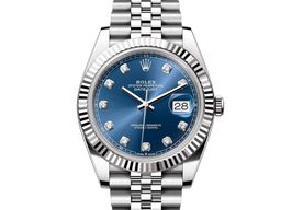 Rolex Datejust 41 126334 (2024) - Blauw wijzerplaat 41mm Staal