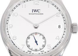 IWC Portuguese Hand-Wound IW510203 (2017) - Wit wijzerplaat 43mm Staal
