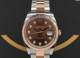 Rolex Datejust 41 126331 (2021) - Brown dial 41 mm Gold/Steel case
