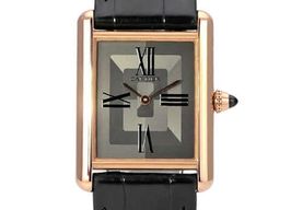 Cartier Tank Louis Cartier WGTA0092 (2025) - Grey dial 26 mm Rose Gold case