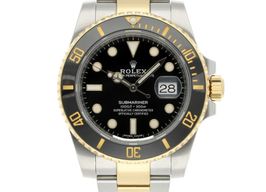 Rolex Submariner Date 116613LN (2019) - Zwart wijzerplaat 40mm Goud/Staal