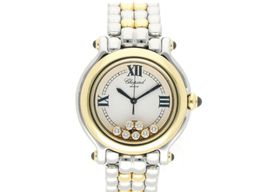 Chopard Happy Sport 27/8249-23 (Unknown (random serial)) - White dial 32 mm Gold/Steel case