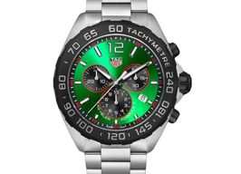 TAG Heuer Formula 1 Quartz CAZ101AP.BA0842 (2024) - Groen wijzerplaat 43mm Staal