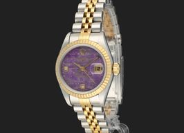 Rolex Lady-Datejust 69173 (1999) - Paars wijzerplaat 26mm Goud/Staal