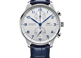 IWC Portuguese Chronograph IW371605 (2022) - Silver dial 41 mm Steel case