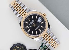 Rolex Datejust 41 126333 (2020) - Black dial 41 mm Gold/Steel case