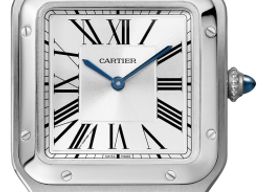 Cartier Santos Dumont WSSA0023 (2025) - Zilver wijzerplaat 28mm Staal