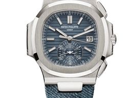 Patek Philippe Nautilus 5980/60G-001 (2024) - Blue dial 41 mm White Gold case