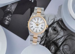 Rolex Oyster Perpetual Date 15223 (1993) - 34mm Goud/Staal