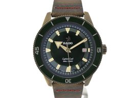 Rado HyperChrome Captain Cook R32504317 (2020) - Groen wijzerplaat 42mm Titanium