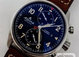 Alpina Startimer AL-725N4S6 (2024) - Zwart wijzerplaat 44mm Staal