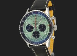 Breitling Navitimer 1 B01 Chronograph AB0138 (2024) - Zwart wijzerplaat 43mm Staal