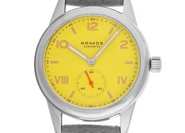 NOMOS Club 718 (2025) - Yellow dial 36 mm Steel case