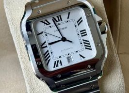 Cartier Santos WSSA0018 (2025) - Silver dial 40 mm Steel case