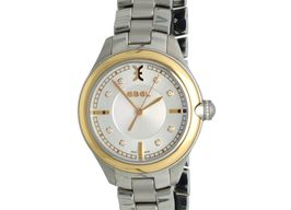 Ebel Wave 1216240 (2023) - Silver dial 36 mm Gold/Steel case