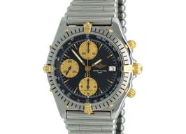 Breitling Chronomat D13047 (1990) - Black dial 39 mm Steel case