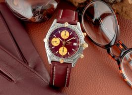 Breitling Chronomat 81.950 B13047 (1990) - Rood wijzerplaat 40mm Staal