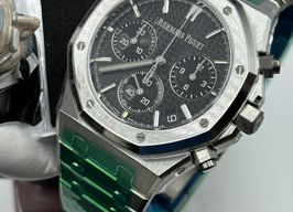 Audemars Piguet Royal Oak Chronograph 26240ST.OO.1320ST.06 (2023) - Zwart wijzerplaat 41mm Staal