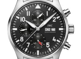 IWC Pilot Chronograph IW378002 (2026) - Zwart wijzerplaat 43mm Staal