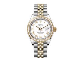 Rolex Lady-Datejust 279383RBR-0023 (2024) - White dial 28 mm Gold/Steel case