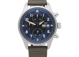 IWC Pilot Spitfire Chronograph IW387901 (2022) - Black dial 41 mm Steel case