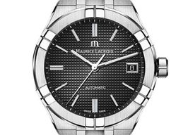 Maurice Lacroix Aikon AI6007-SS002-330-2 (2023) - Zwart wijzerplaat 39mm Staal