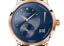 Glashütte Original PanoReserve 1-65-01-04-15-61 (2024) - Blue dial 40 mm Red Gold case