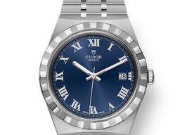 Tudor Royal 28500-0005 (2023) - Blauw wijzerplaat 38mm Staal