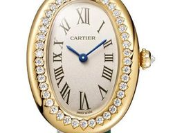 Cartier Baignoire WJBA0054 (2026) - Silver dial Yellow Gold case
