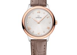 Omega De Ville 434.23.28.60.52.001 (2025) - Zilver wijzerplaat 28mm Goud/Staal