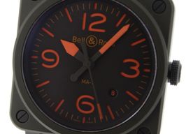 Bell & Ross BR 03 BR0392-CKA-00598 (2022) - Brown dial 42 mm Ceramic case