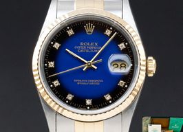 Rolex Datejust 36 16233 (1994) - Blue dial 36 mm Gold/Steel case