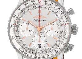 Breitling Navitimer RB0139211G1P1 (2023) - Silver dial 41 mm Red Gold case