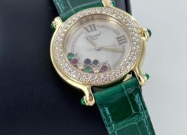 Chopard Happy Sport 27/6177-22 (Unknown (random serial)) - Pearl dial Unknown Yellow Gold case