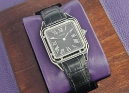 Cartier Santos Dumont WSSA0046 (2024) - Zwart wijzerplaat 44mm Staal