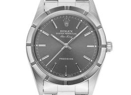 Rolex Air-King 14010 (1995) - Grey dial 34 mm Steel case